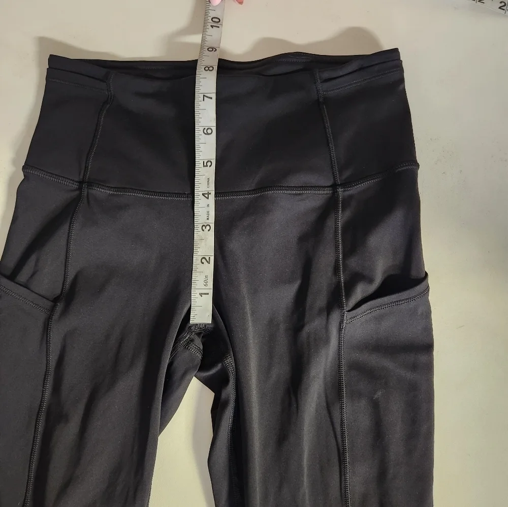 Lululemon Fast And Free Leggings Black High Rise Size 4